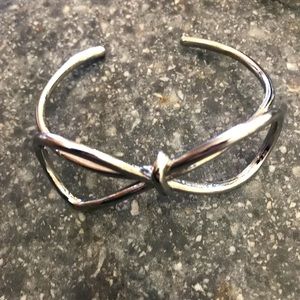 Kate Spade Silver Bow Adjustable Bracelet